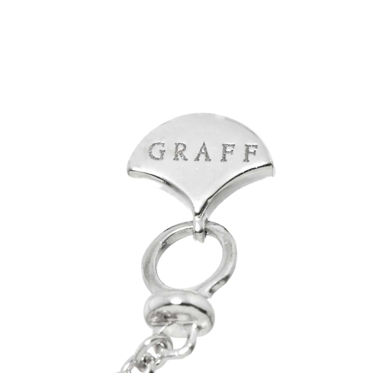 Classic Butterfly Diamond Necklace 18K WG 750