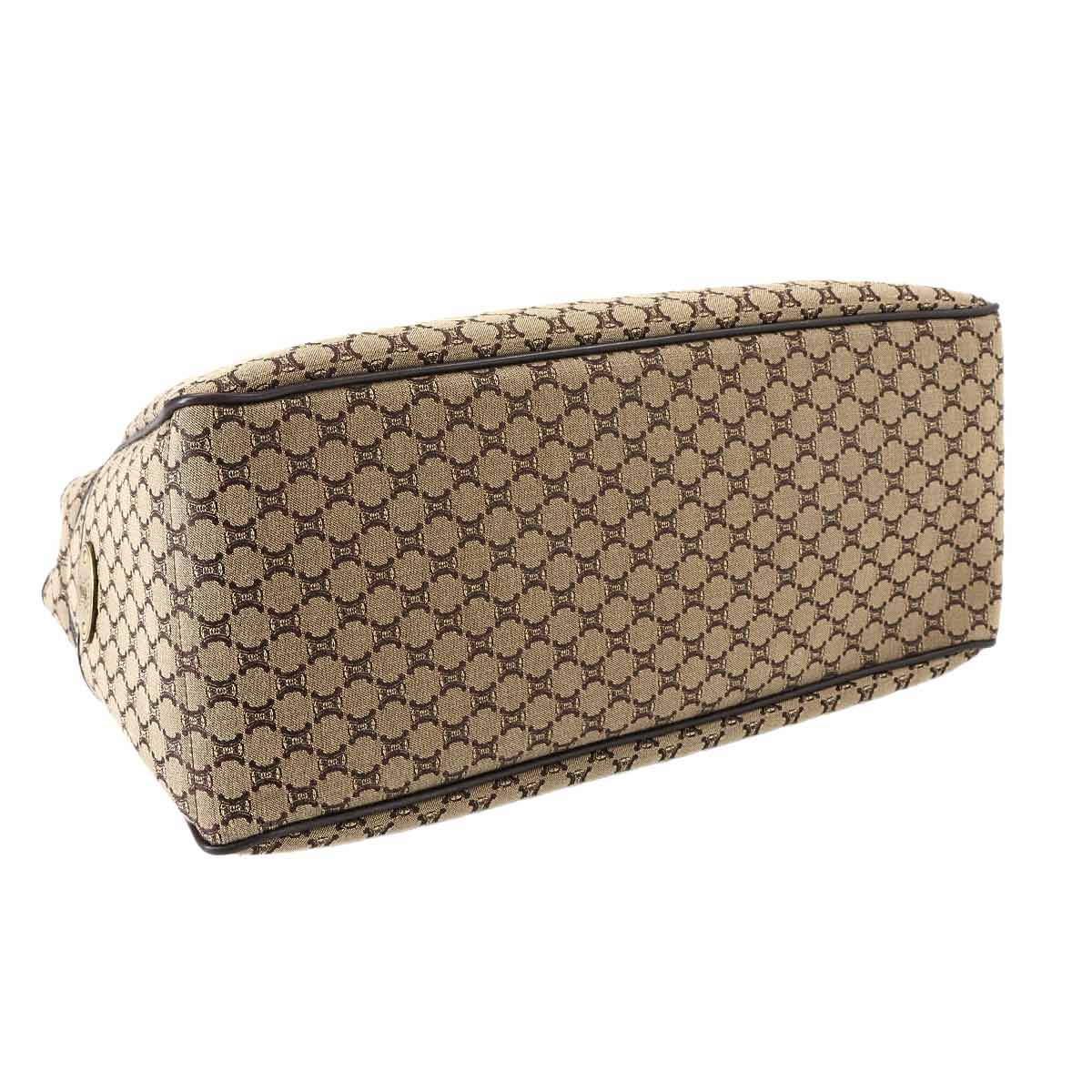 Macadam Boogie Hand Bag Canvas Leather Brown Vintage