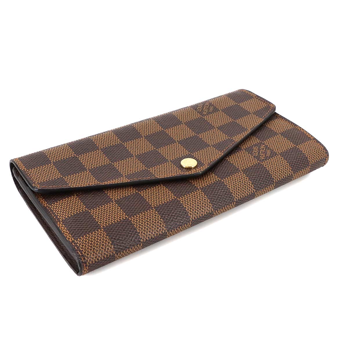 Damier Sarah Wallet Ebene Brown N63209 Purse