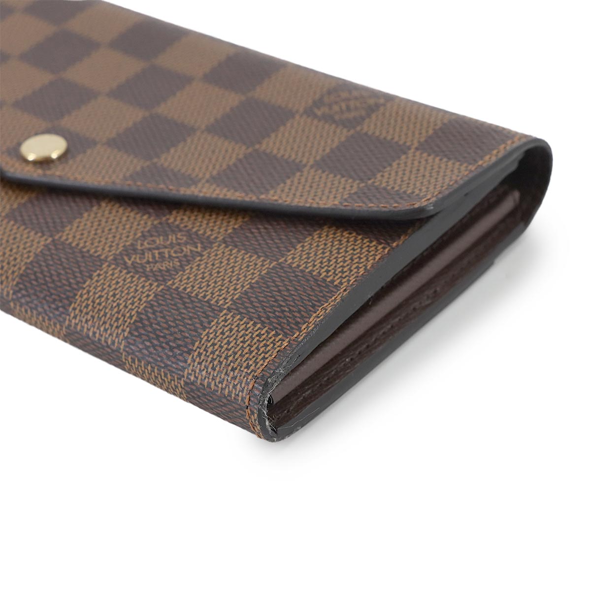 Damier Sarah Wallet Ebene Brown N63209 Purse