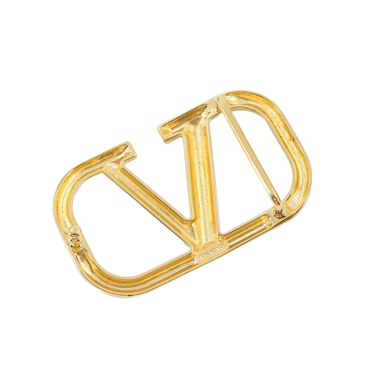 V Logos Reversible Belt Leather Black Red 75