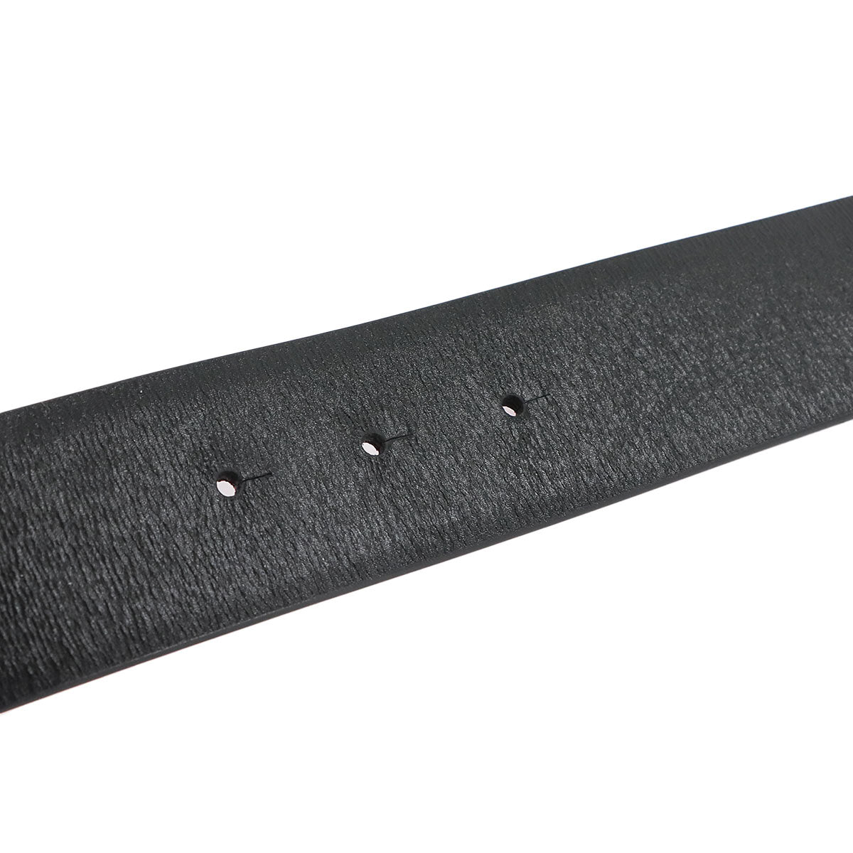 V Logos Reversible Belt Leather Black Red 75