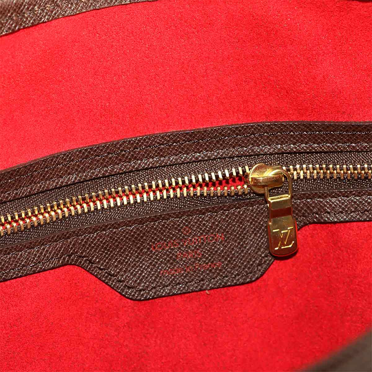 Damier Male Tote Bag Ebene Brown N42240 Purse