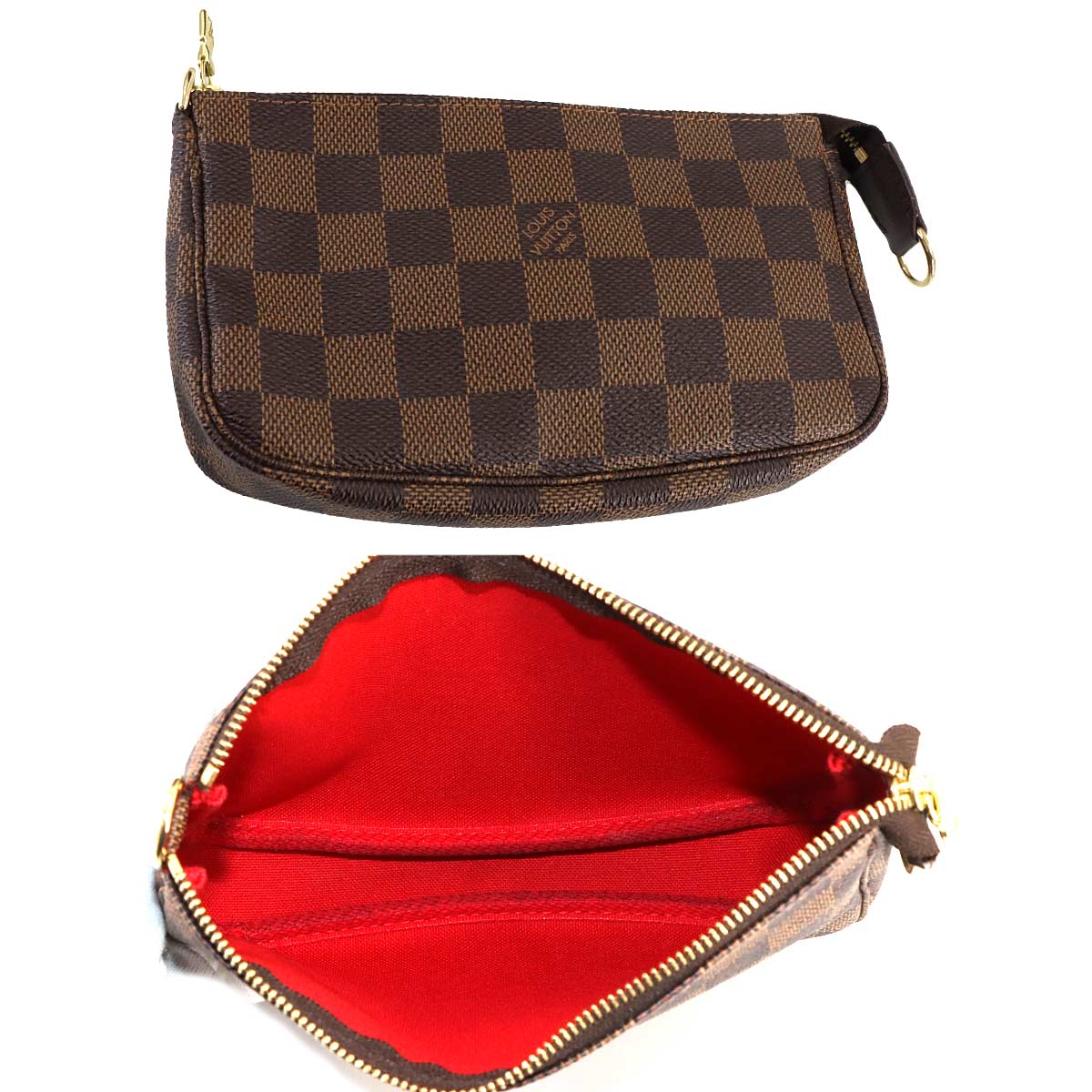 Damier Male Tote Bag Ebene Brown N42240 Purse