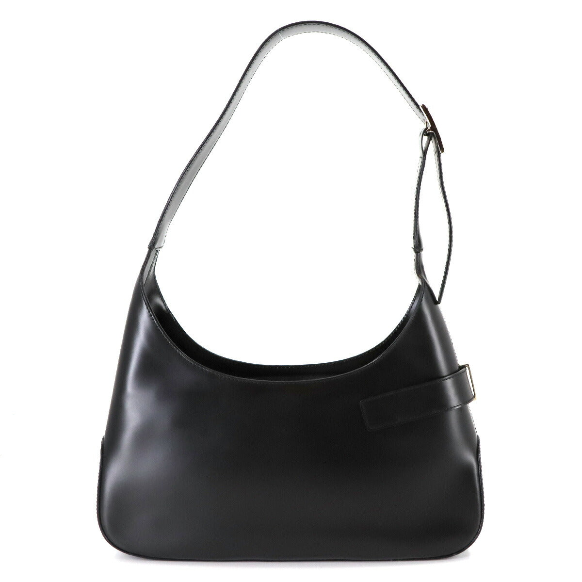 Gancini Shoulder Bag Leather Black AQ-21 0170