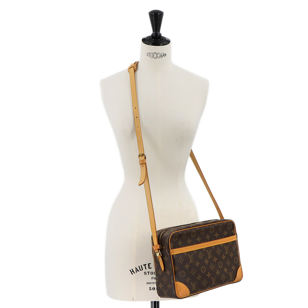 Monogram Trocadero 30 Shoulder Bag Brown M51272 Purse