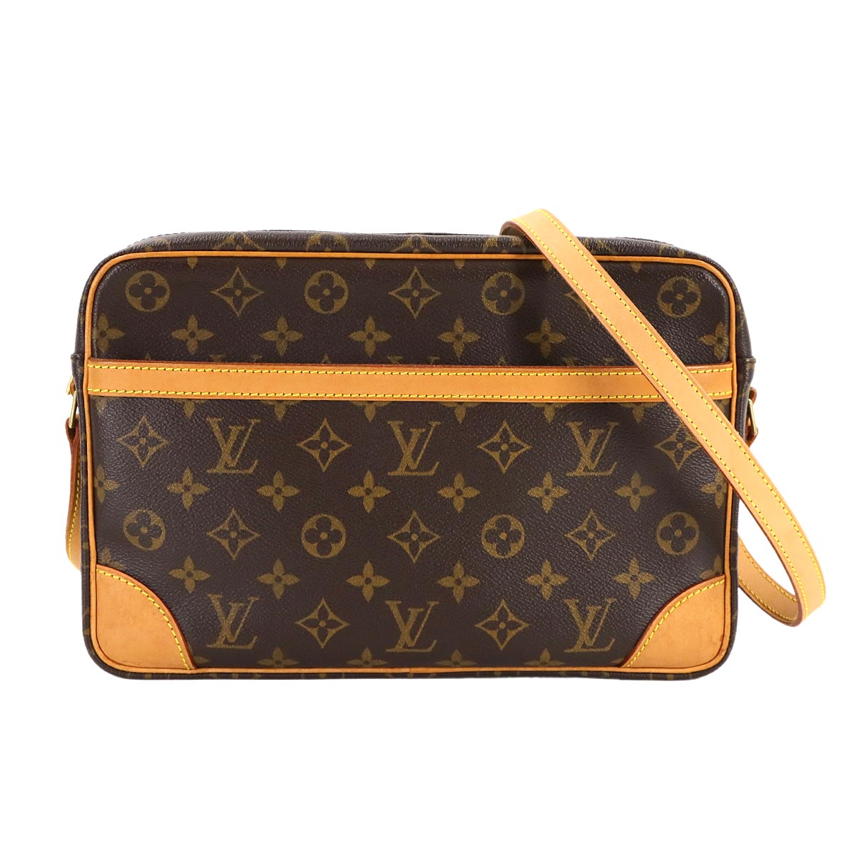 Monogram Trocadero 30 Shoulder Bag Brown M51272 Purse