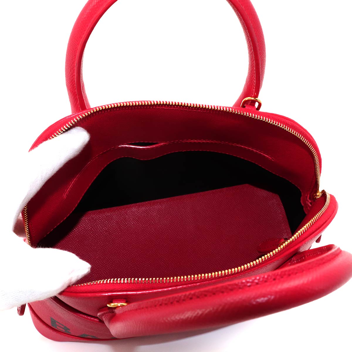 Ville Top Handle S Small 2way Hand Shoulder Bag Red 550645