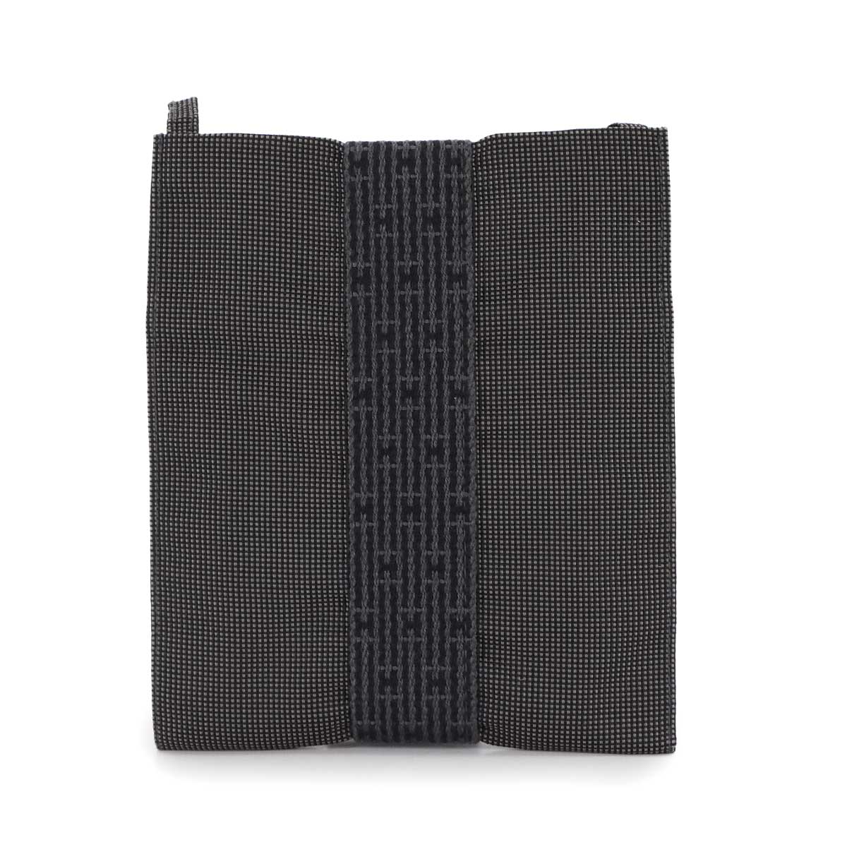 Herline Pochette Shoulder Bag Canvas Gray Purse