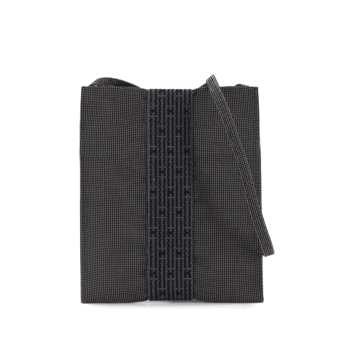 Herline Pochette Shoulder Bag Canvas Gray Purse