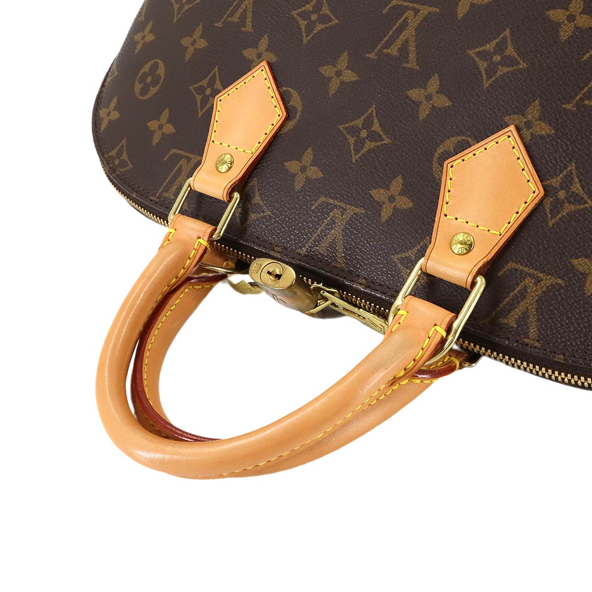 Monogram Alma Hand Bag Brown M51130 Purse