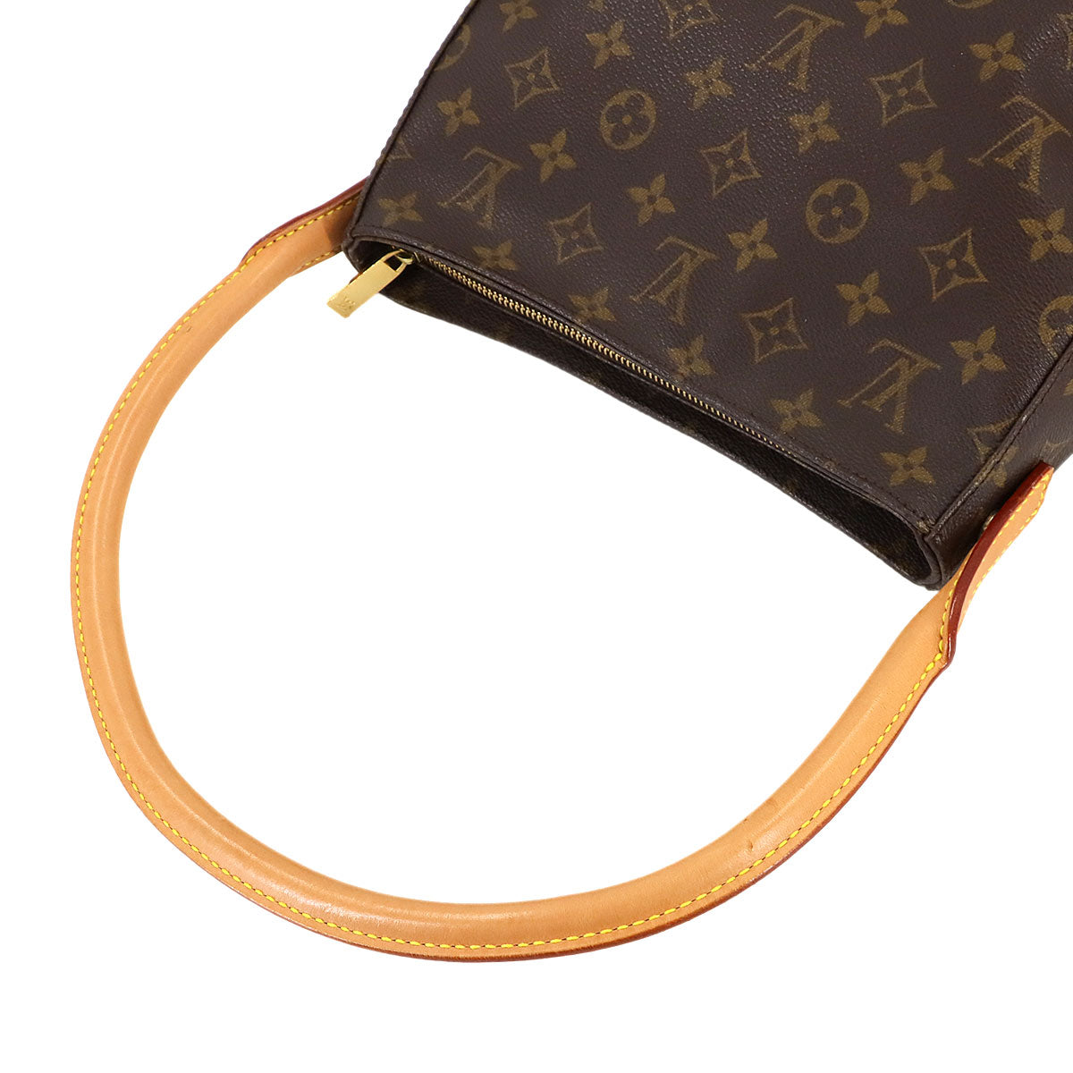 Monogram Looping MM Shoulder Bag Brown M51146 Purse