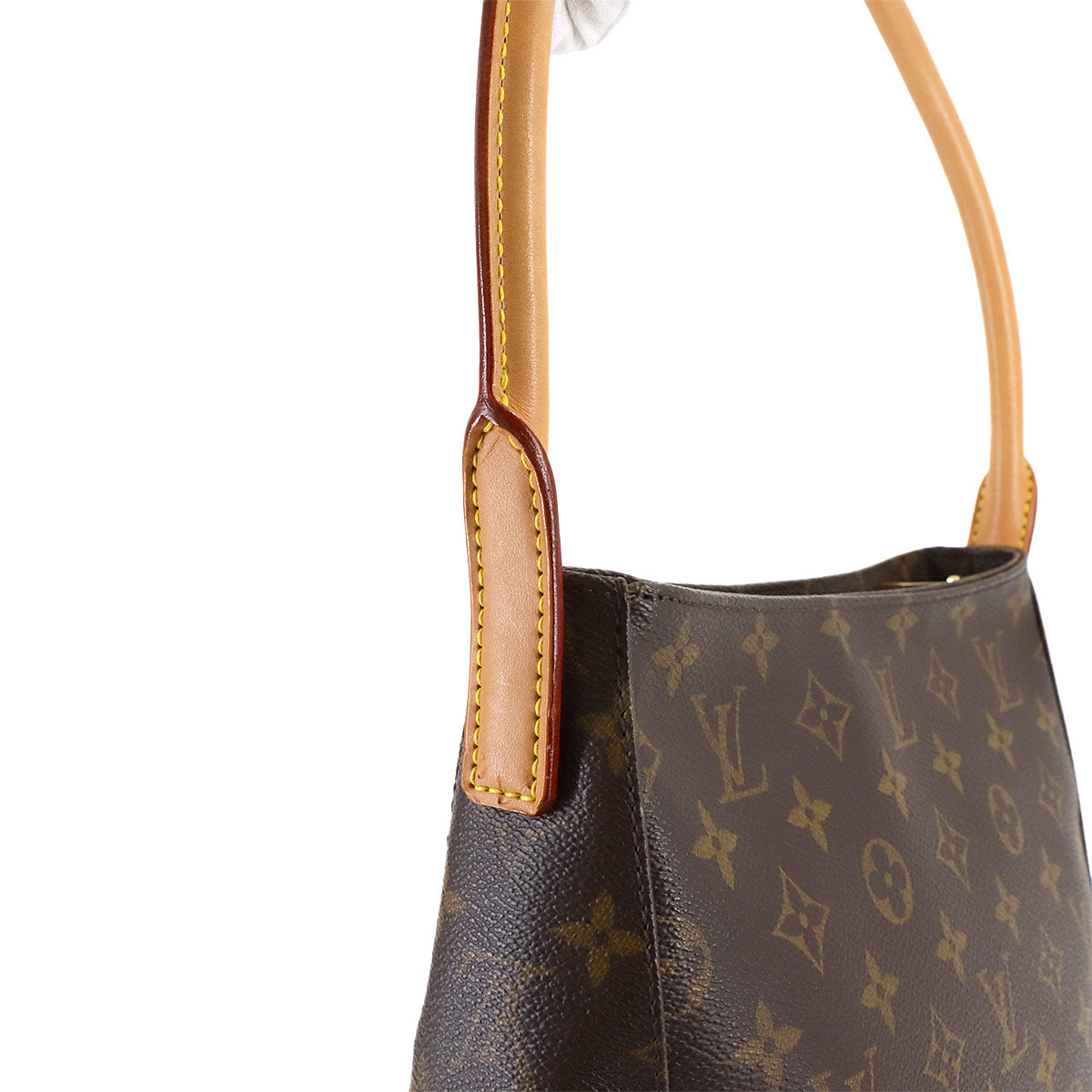 Monogram Looping MM Shoulder Bag Brown M51146 Purse