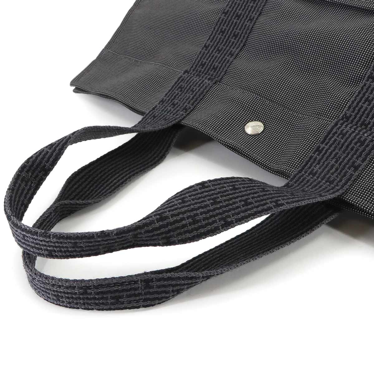 Herline Tote GM Bag Canvas Gray Purse