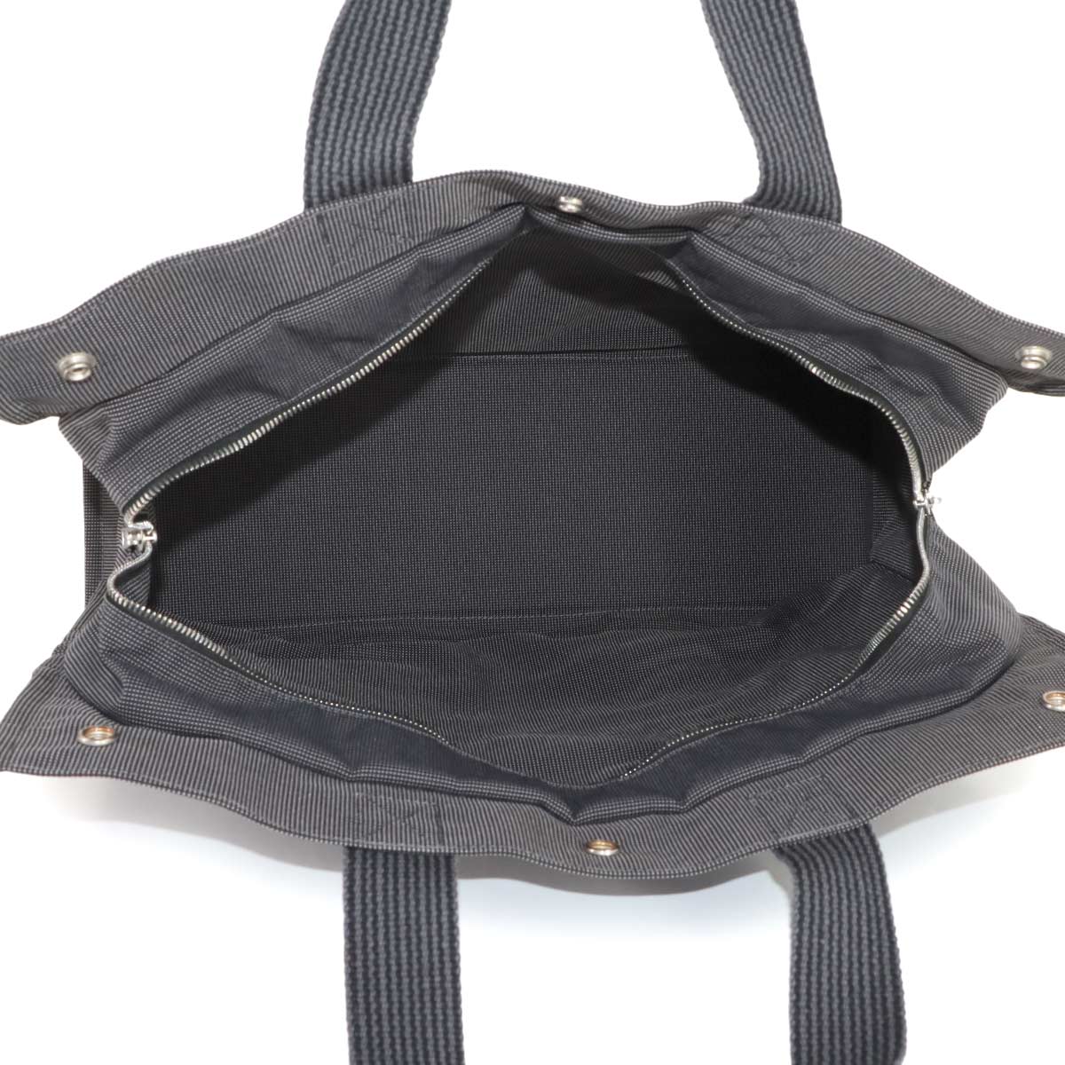 Herline Tote GM Bag Canvas Gray Purse