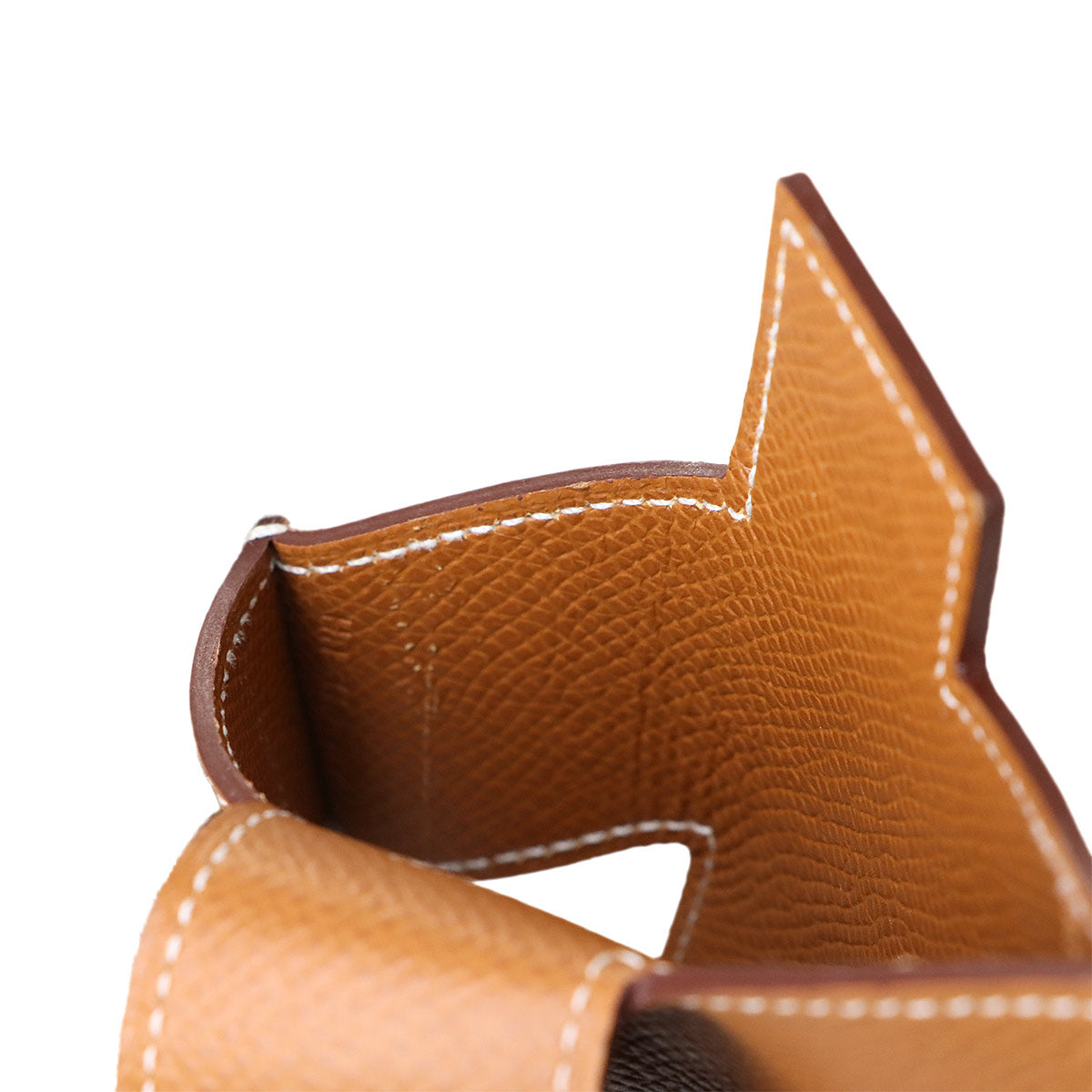 H Tag Phone Holder Phone Case Epsom Gold Brown 90307584