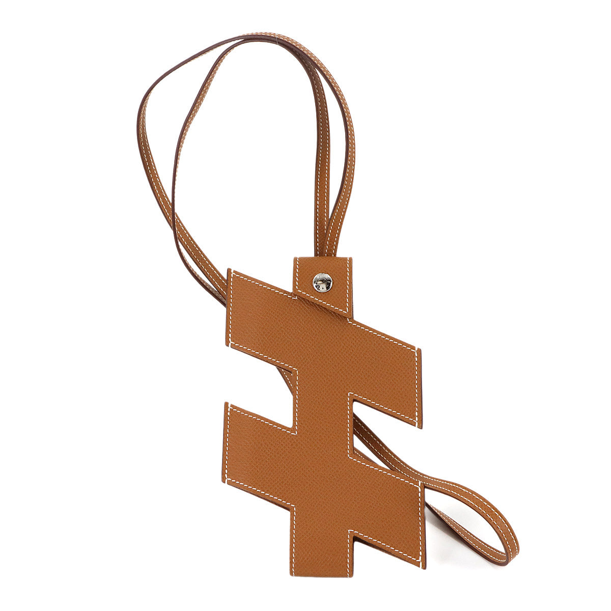 H Tag Phone Holder Phone Case Epsom Gold Brown 90307584