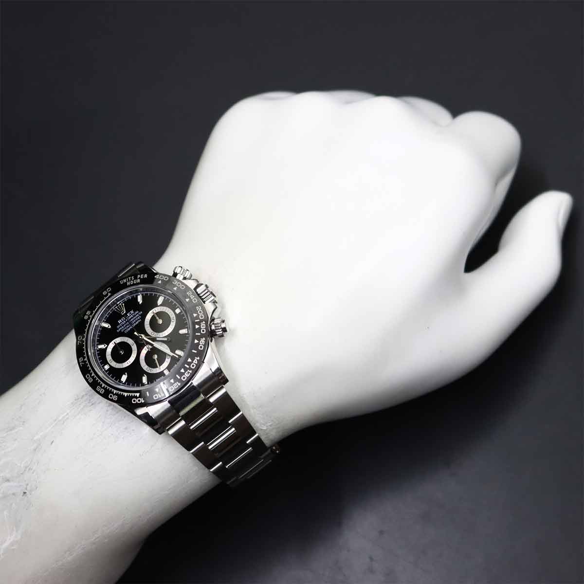 Daytona 116500LN Serial Random Chronograph Black Dial Mens