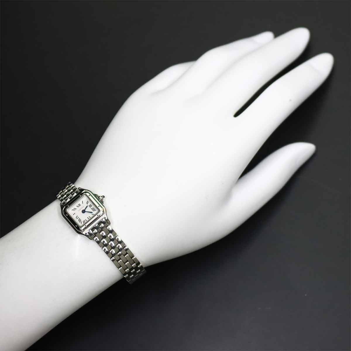 Panthere de Cartier mini WSPN0012 Quartz Silver Dial Ladies