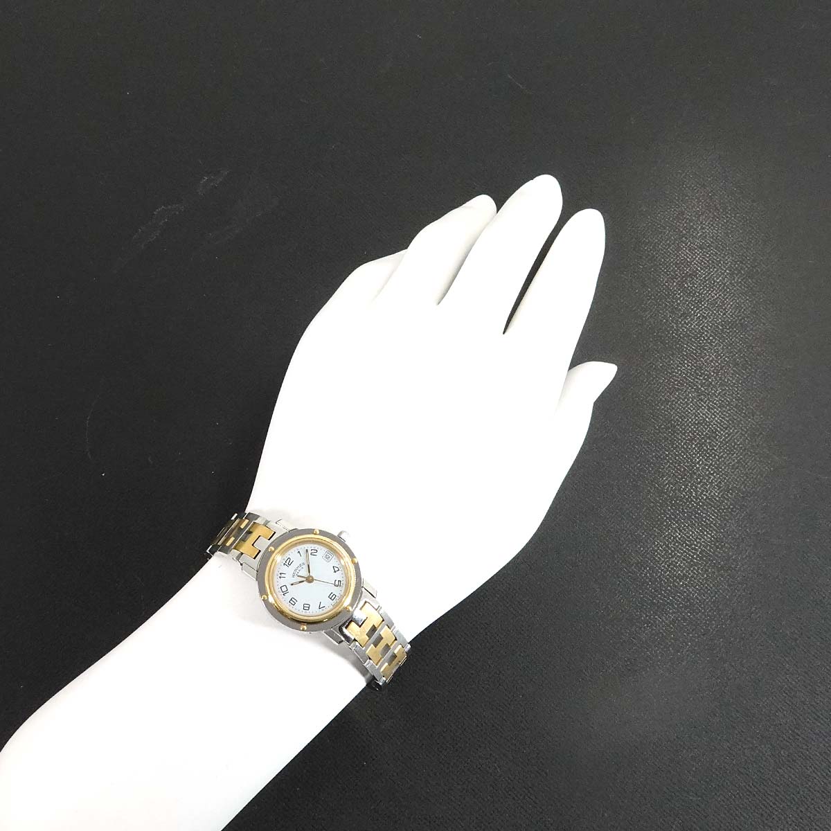 Clipper CL4 220 Quartz Date White Dial Ladies Watch