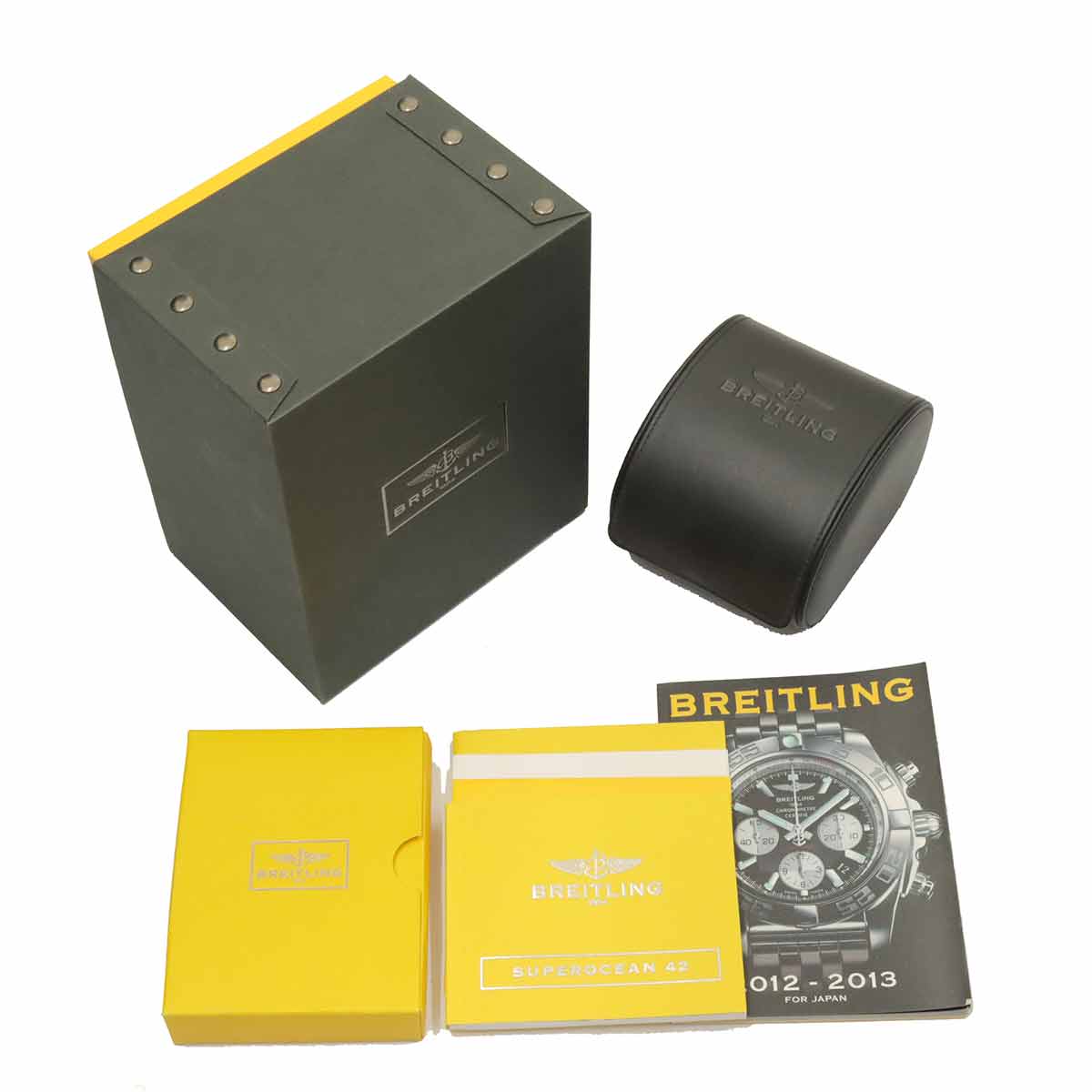 Super Ocean 42 A17364 Black Dial Automatic Mens Watch