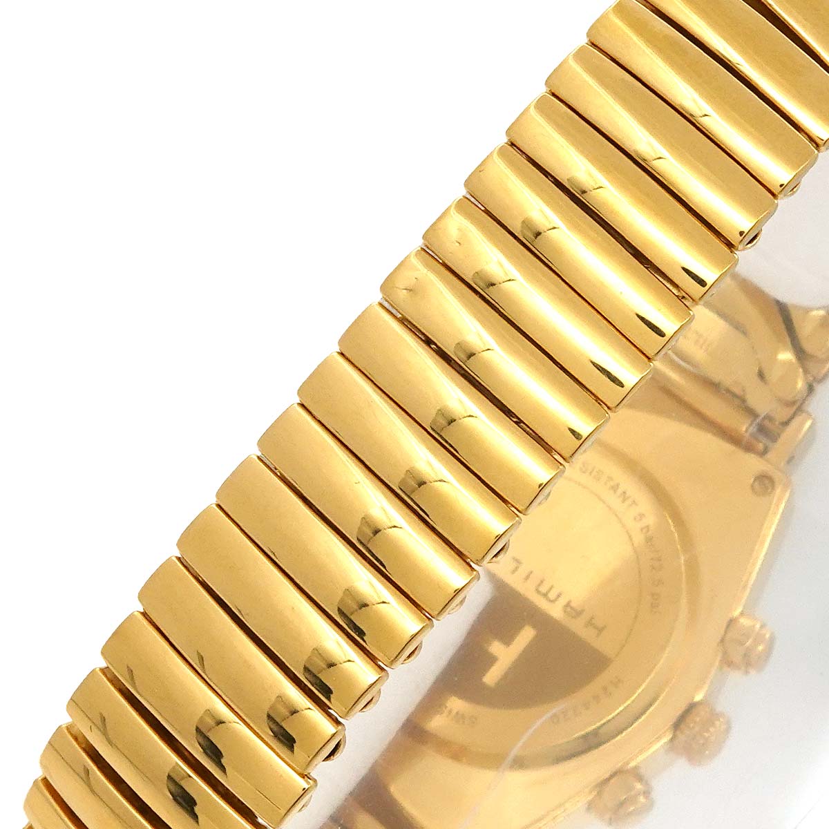 Ventura H244220 Chronograph Quartz Black Silver Mens Watch