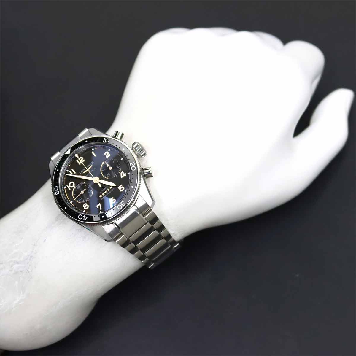 Spirit Flyback L3 821 4 Automatic Chronograph Black Dial