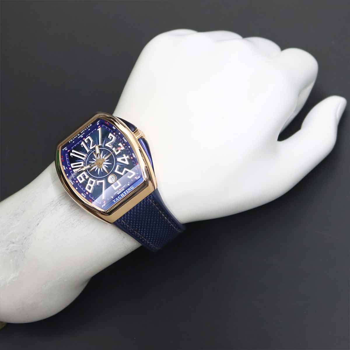 Vanguard Yachting V45SCDT Date Blue Dial Mens Watch