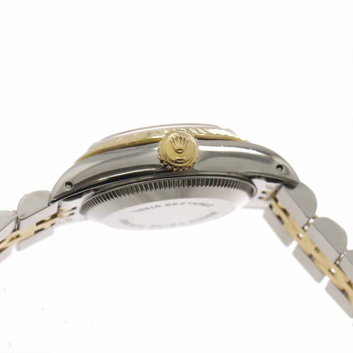 Oyster Perpetual 67193 Serial L 750YG Black Dial Ladies Watch