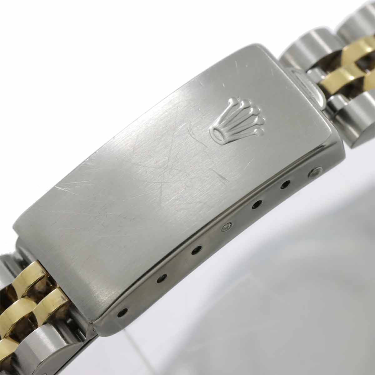 Oyster Perpetual 67193 Serial L 750YG Black Dial Ladies Watch