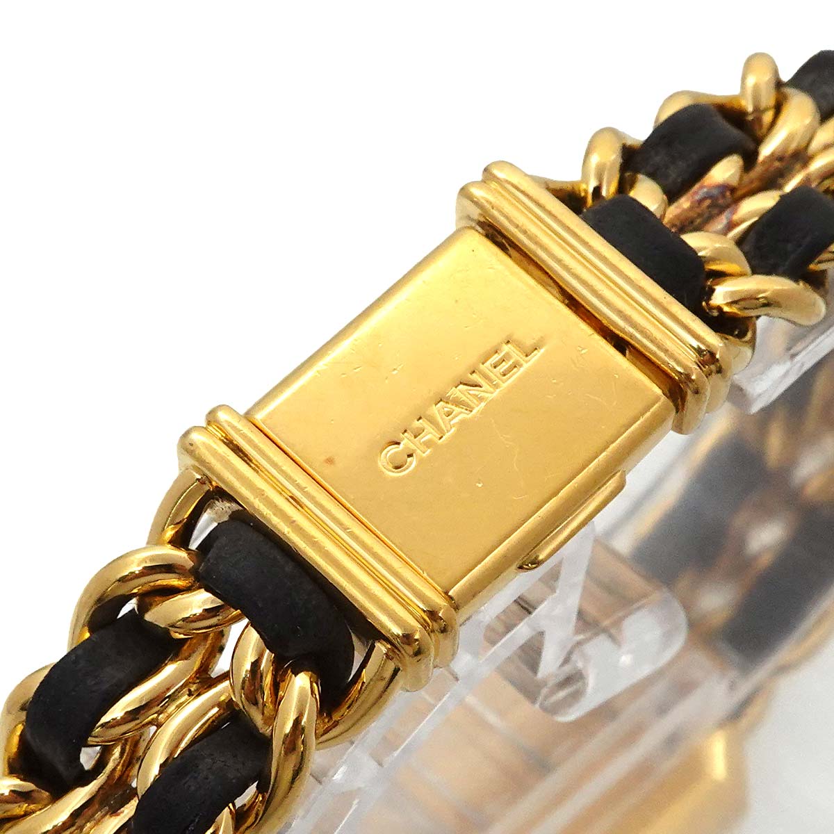 Premiere Size L H0001 Vintage Quartz Black Dial Ladies Watch