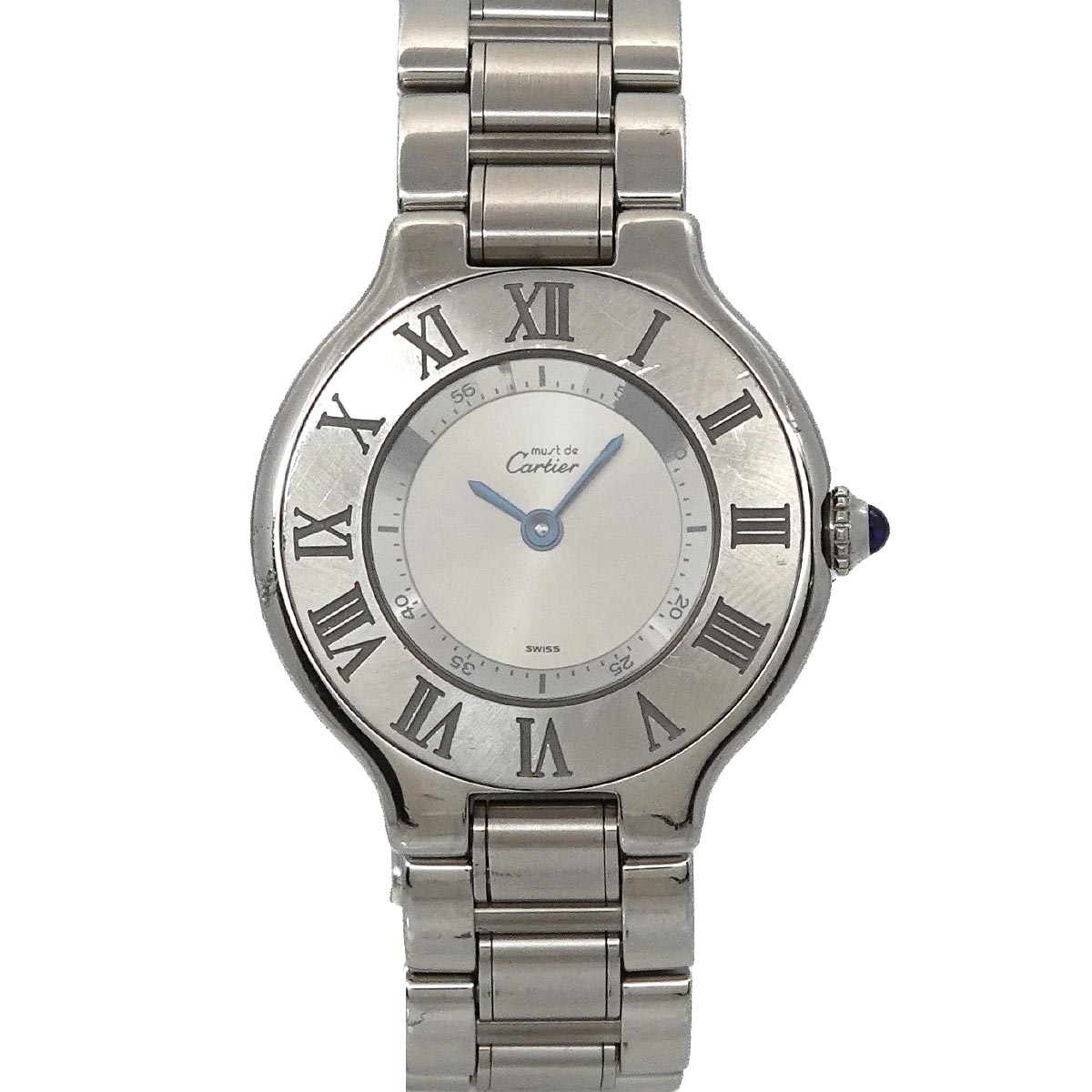 Must 21 W10109T2 Quartz Silver Dial Ladies Watch