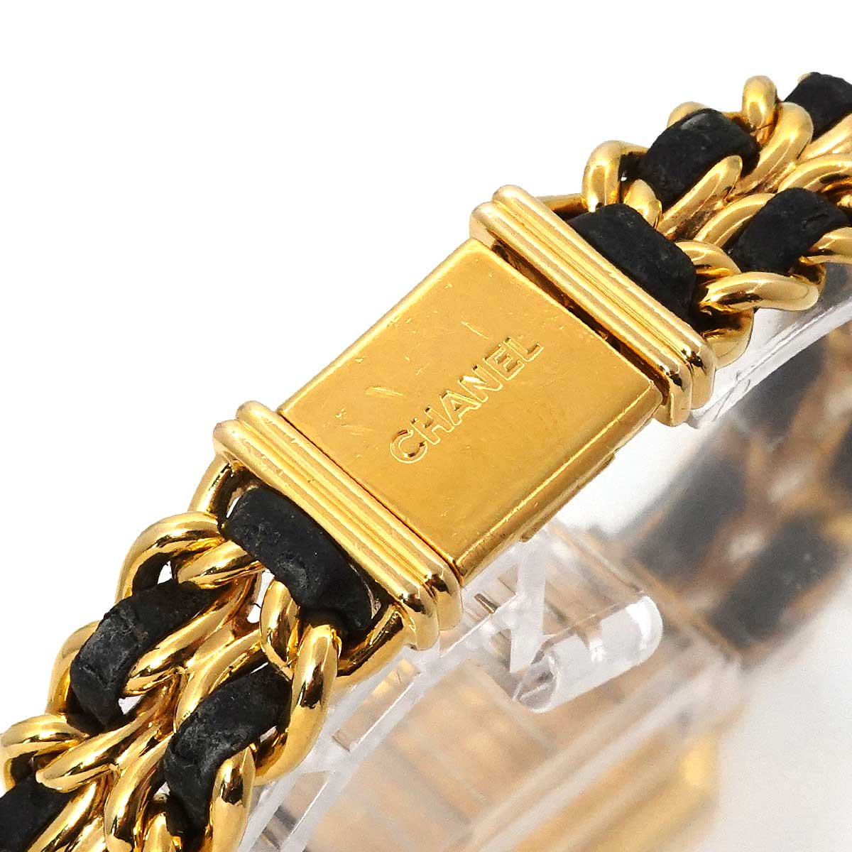 Premiere Size L H0001 Vintage Quartz Black Dial Ladies Watch