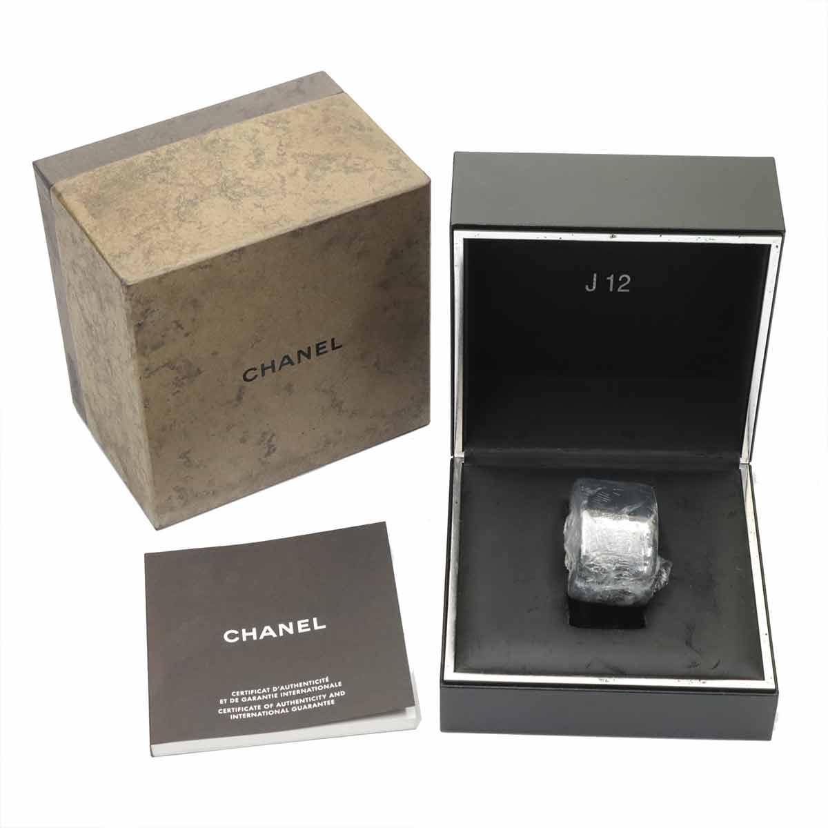 J12 41mm Chronograph H0940 Date Automatic Black Dial Mens