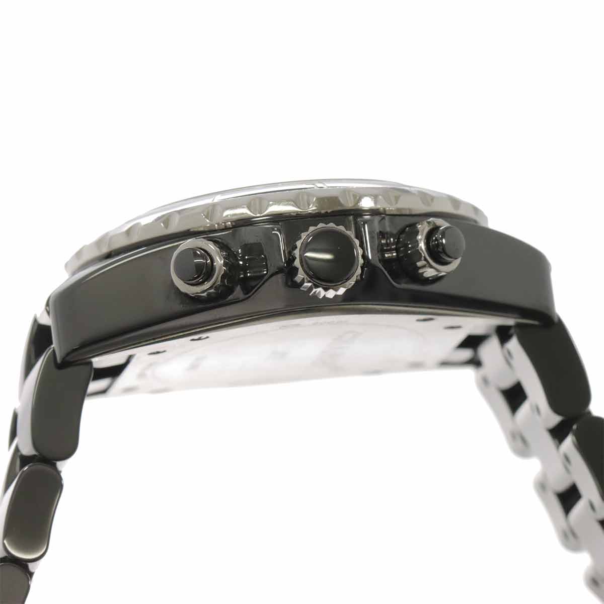 J12 41mm Chronograph H0940 Date Automatic Black Dial Mens