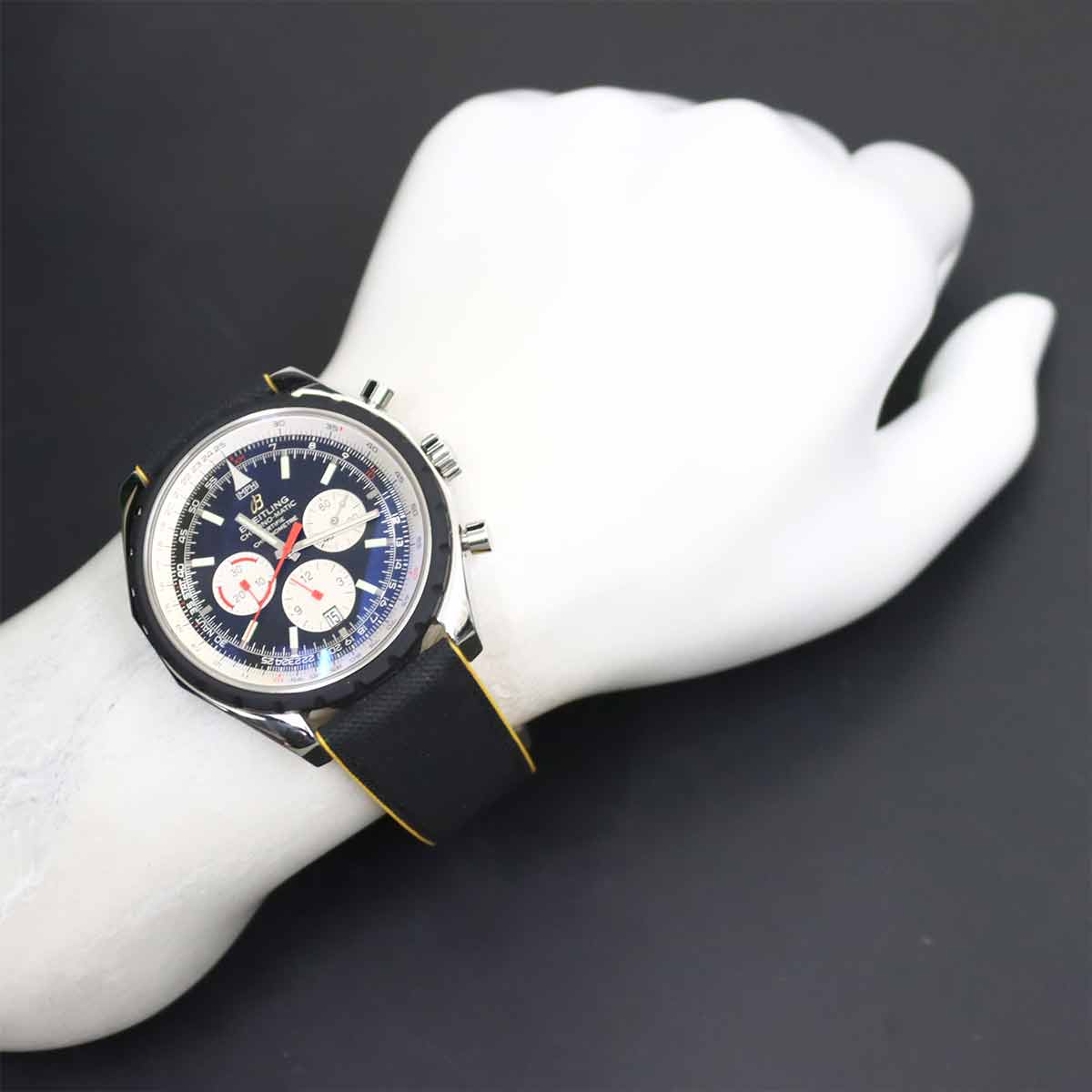 Chrono Matic Black Dial Automatic Mens A14360 Watch