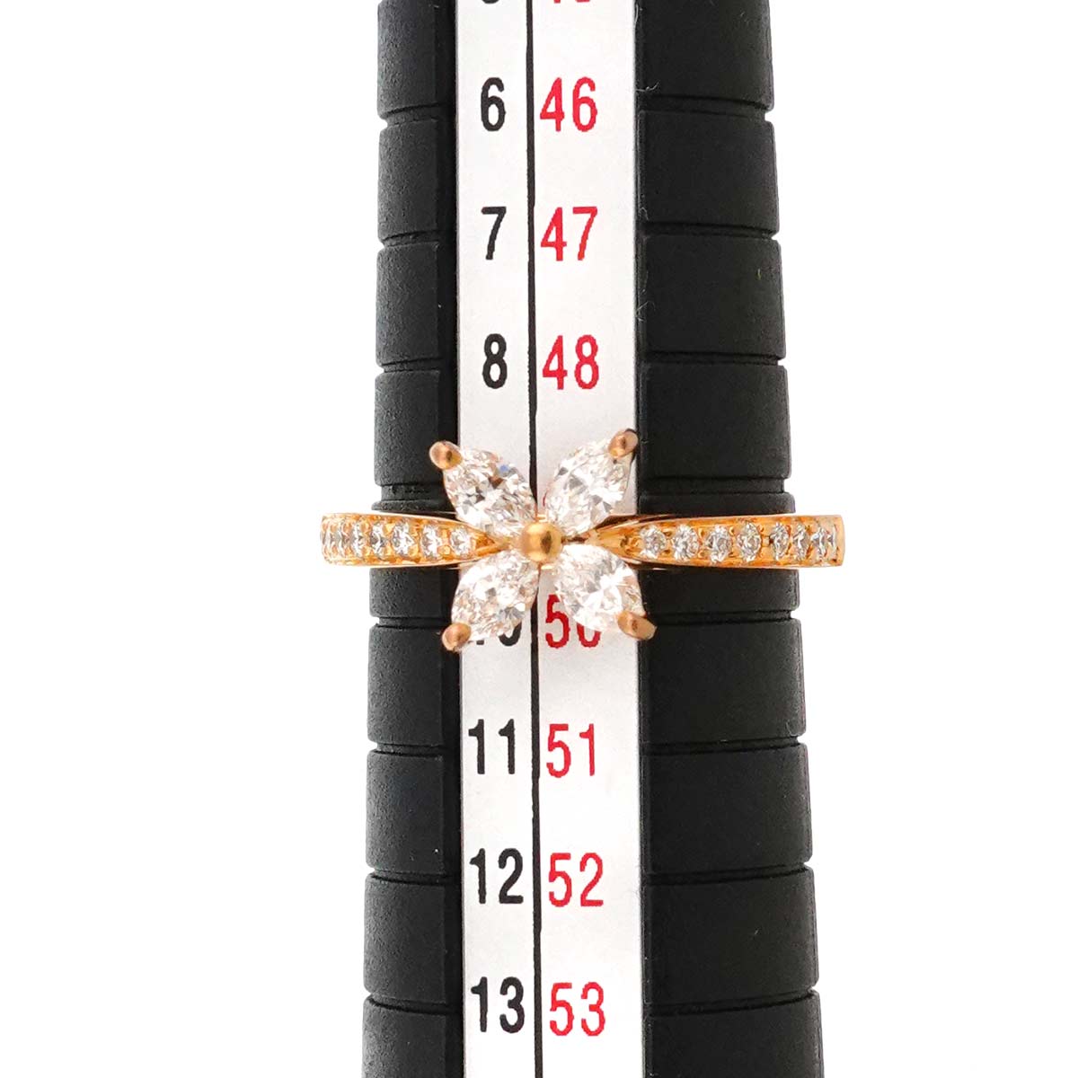 Victoria Diamond Ring 18K PG 750 Size4.75-5(US)