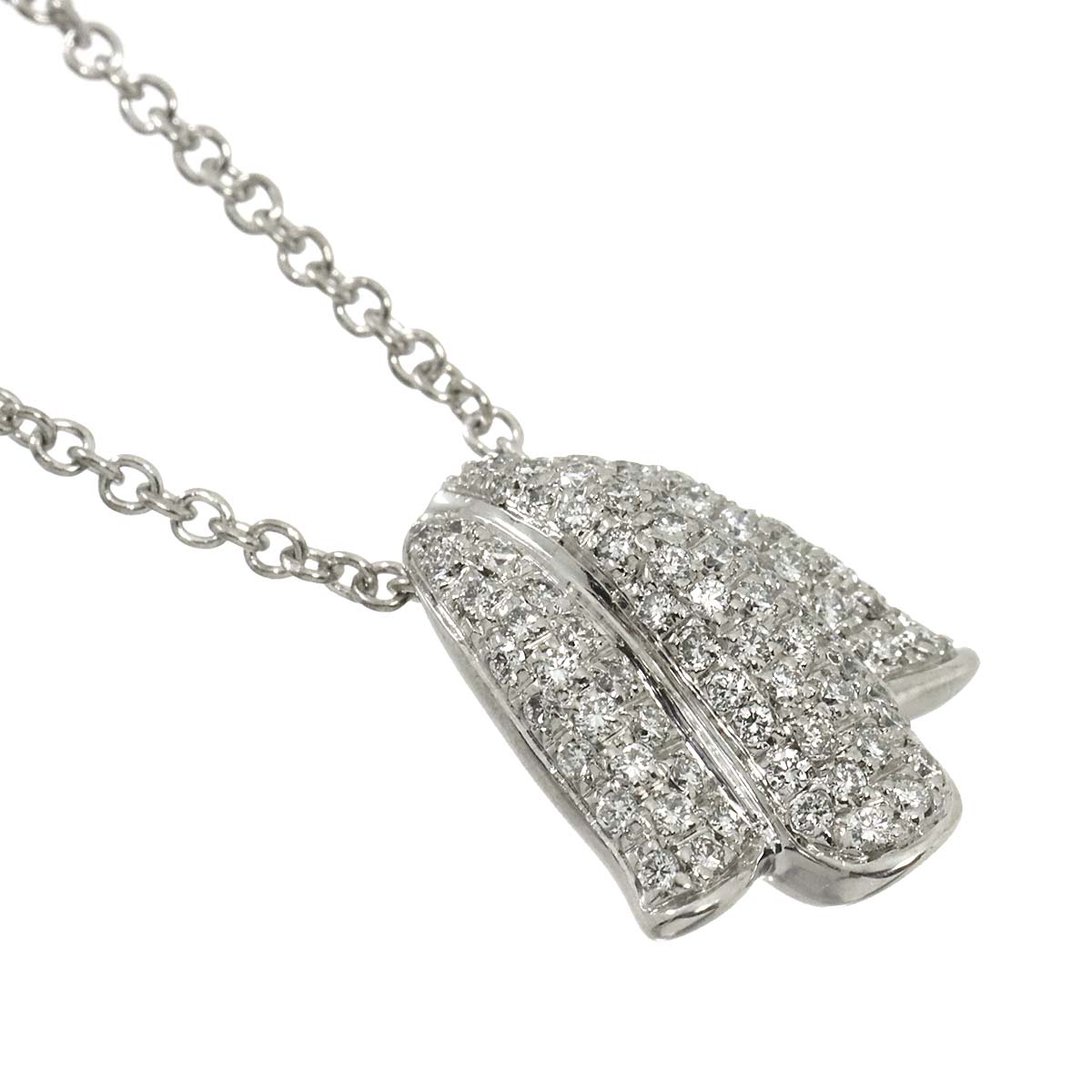 Magical Garden Diamond Necklace 18K White Gold 750