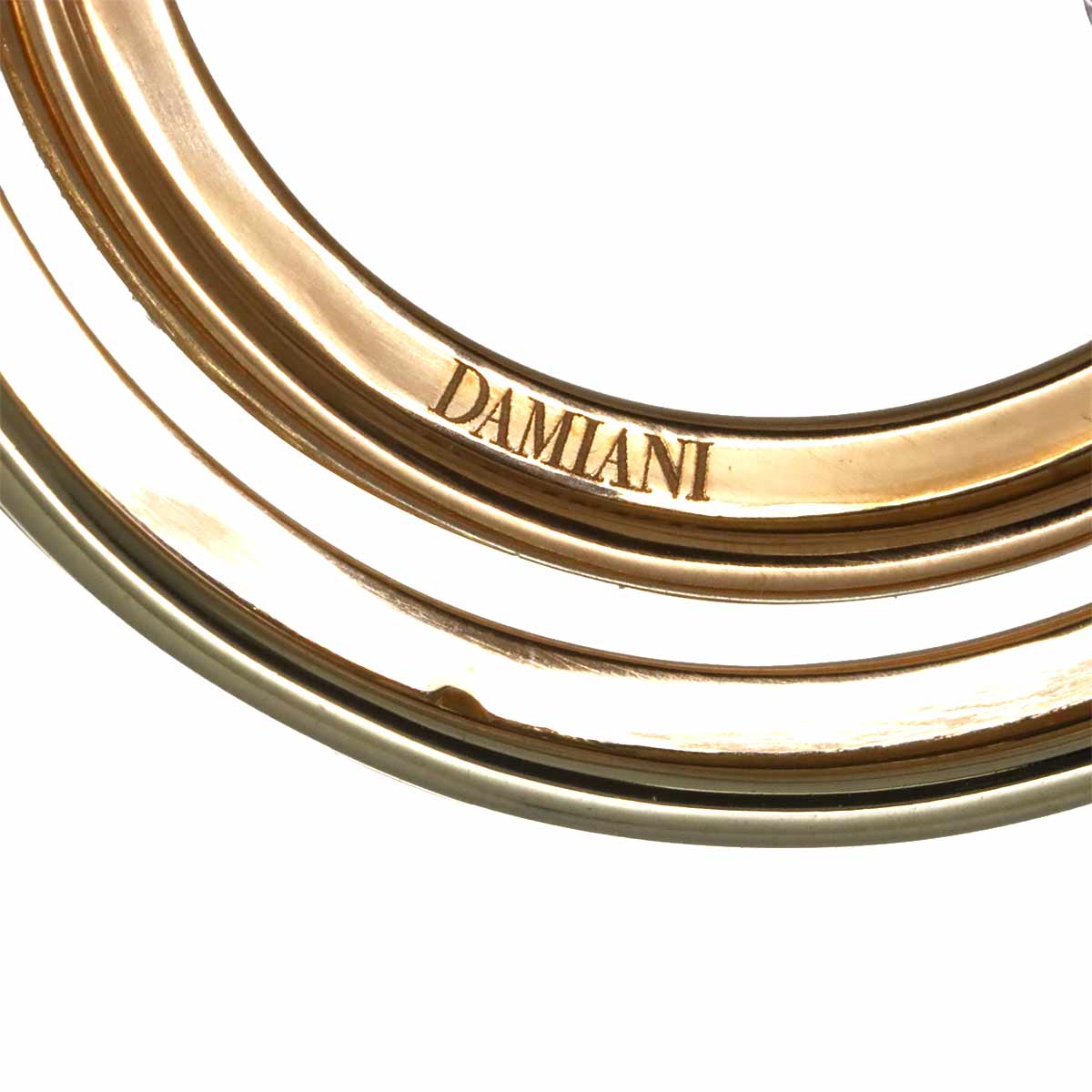 Diamond Necklace 18K WG PG 750