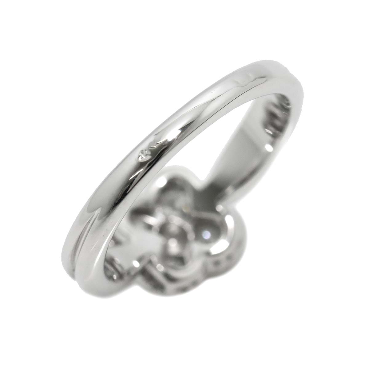 Diamond Ring 18K WG 750 size49 4.75-5(US)