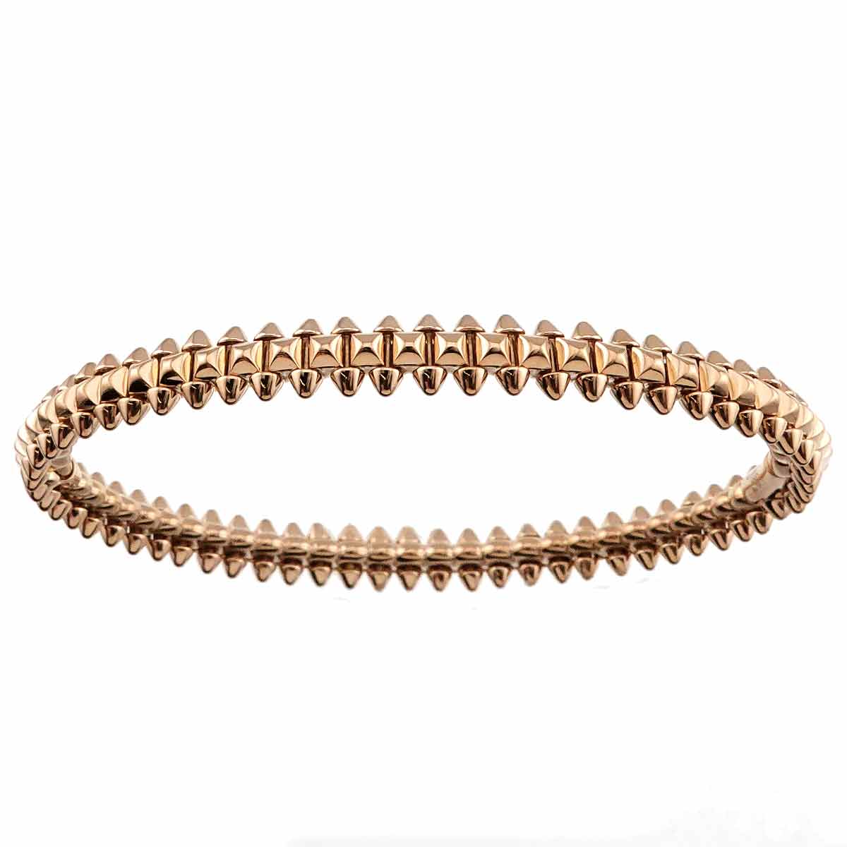 CLASH DE CARTIER SM Bracelet Bangle 18K Pink Gold 750 Size17