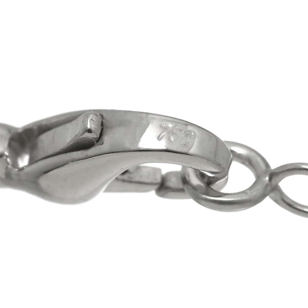 Mademoiselle Multi Stone Long Necklace 18K WG 750