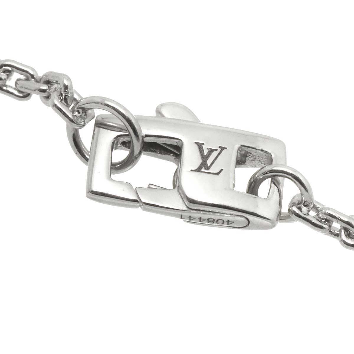 Pendentif Sapphire Diamond Necklace 18K WG 750