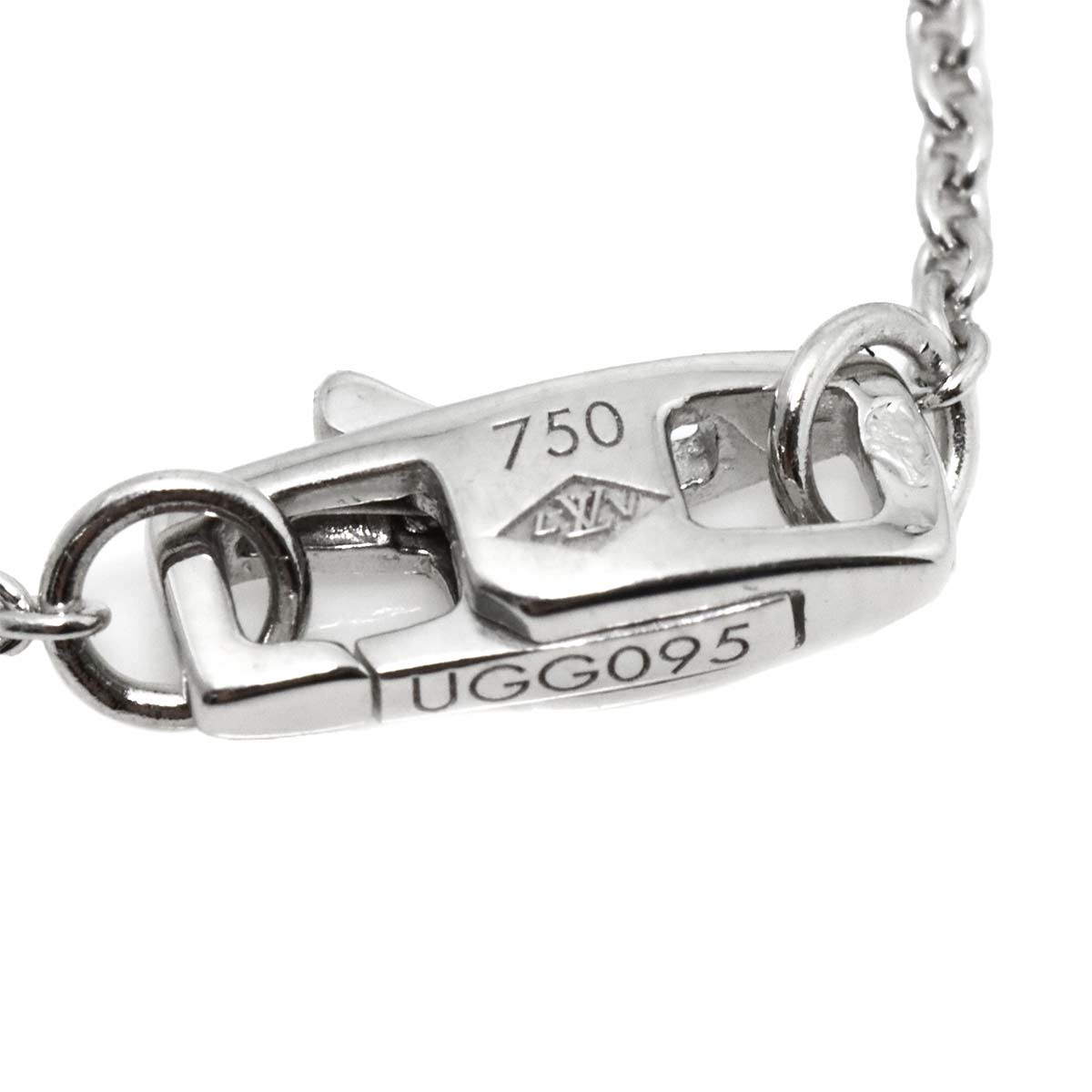 Pendentif Diamond Necklace 18K WG 750