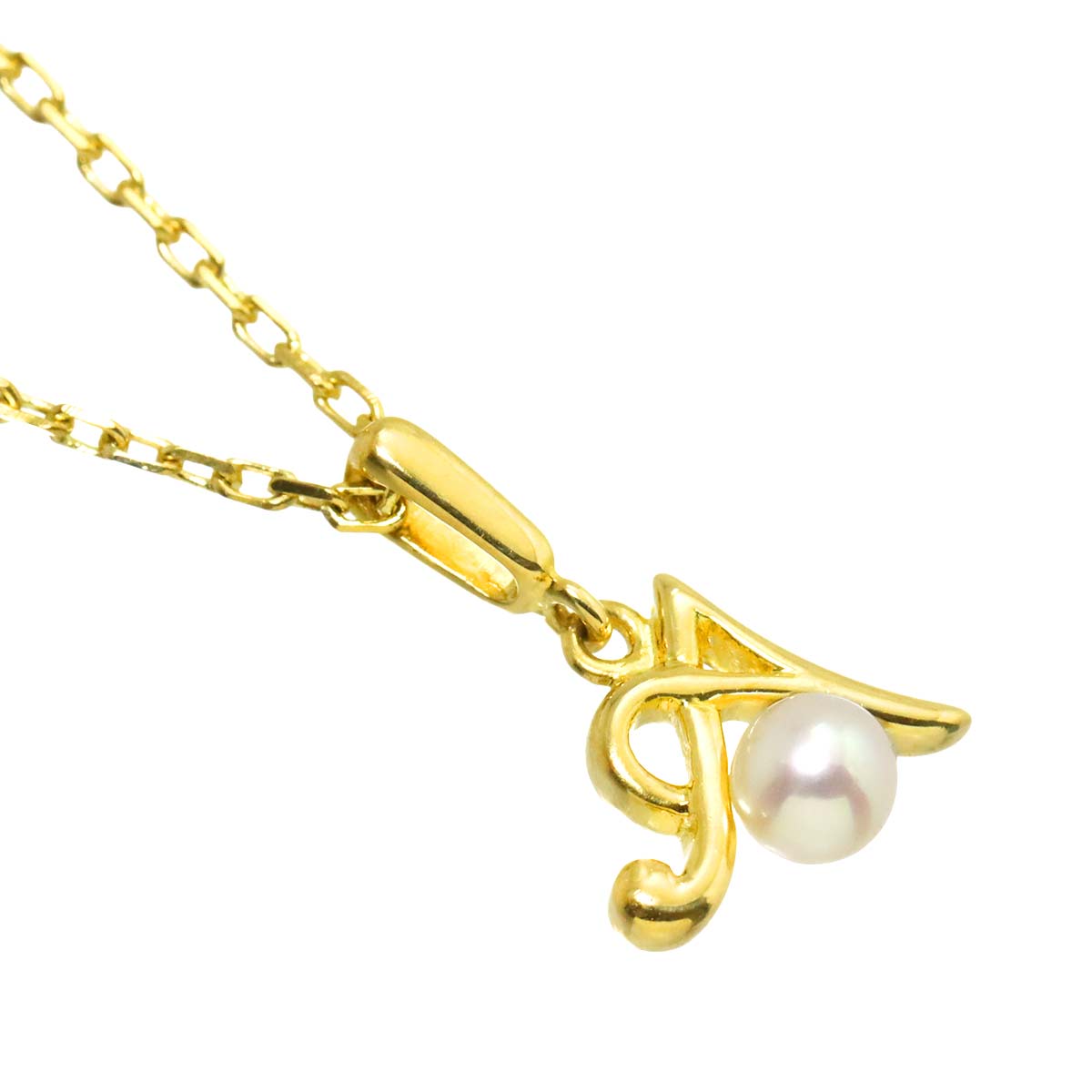 Baby Pearl 3.6mm Necklace 18K YG 750