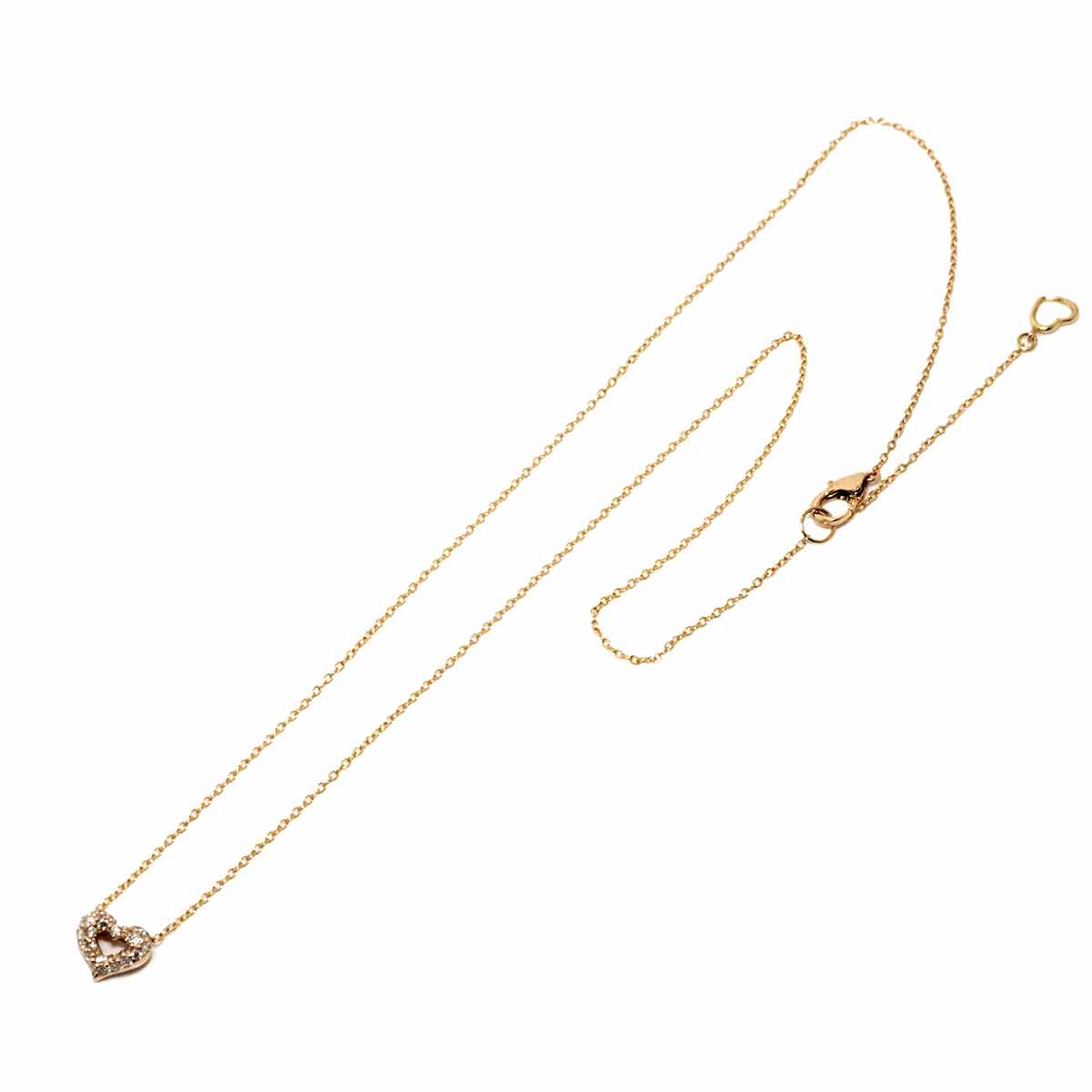 Diamond 0.17ct Necklace 18K PG 750