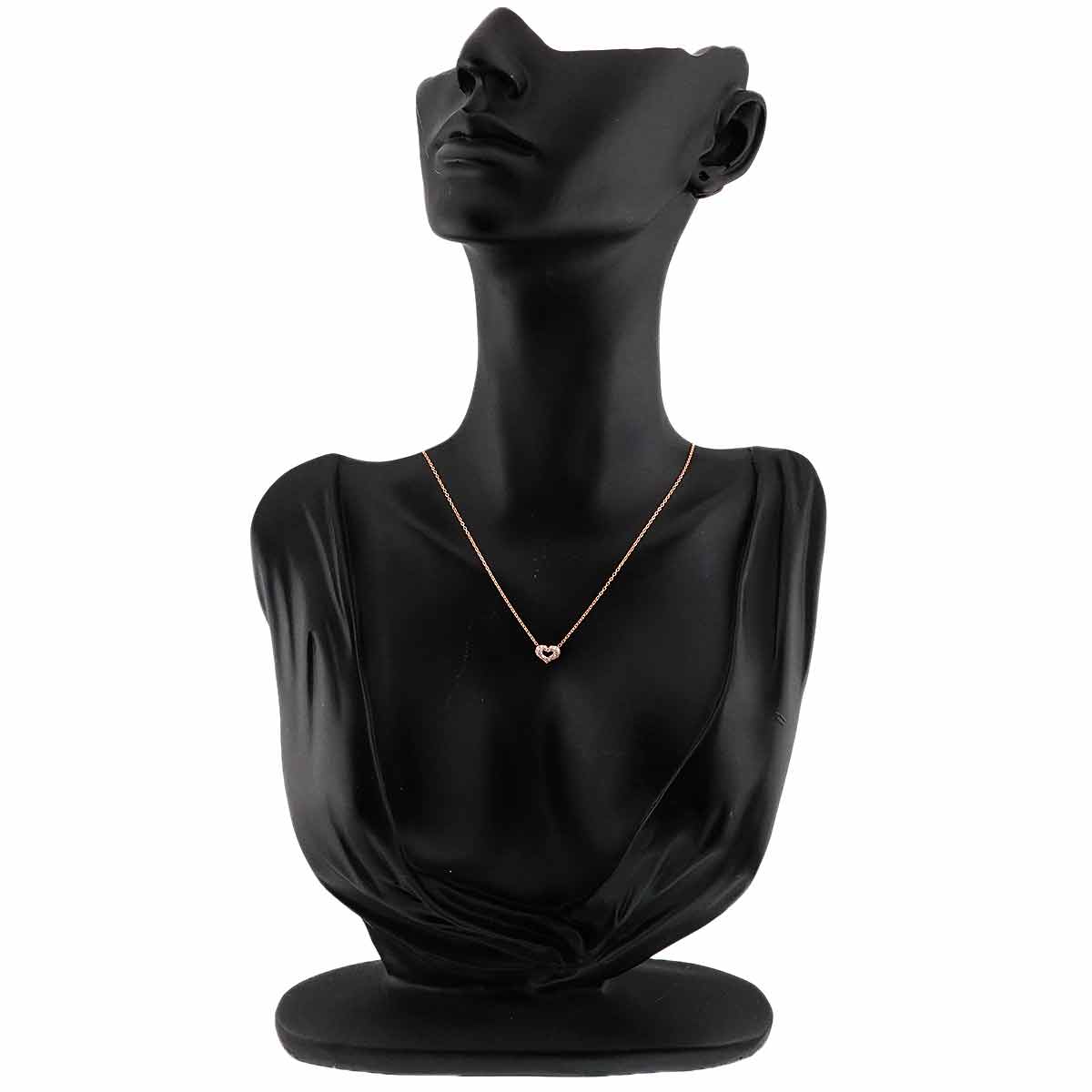 Diamond 0.17ct Necklace 18K PG 750