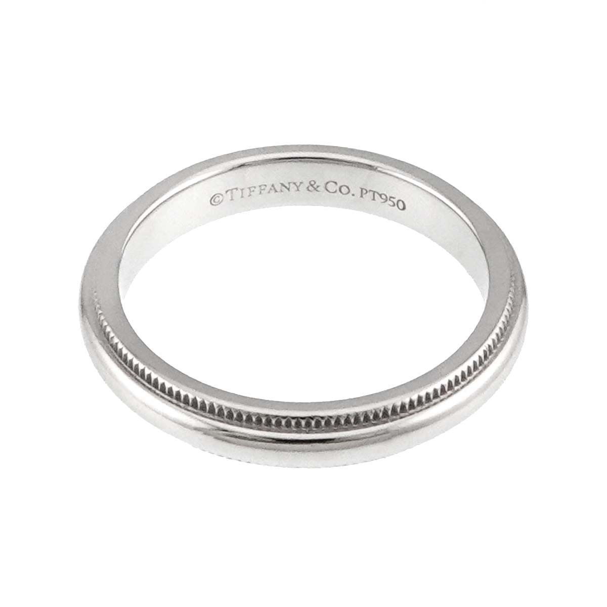 Milgrain Band Ring Pt Platinum Size4.75-5(US)