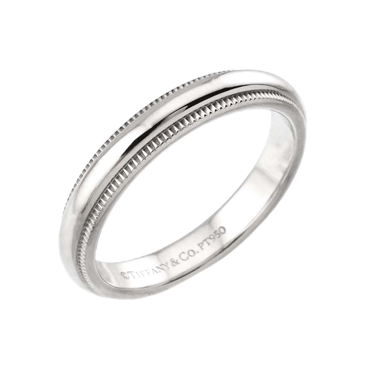 Milgrain Band Ring Pt Platinum Size4.75-5(US)
