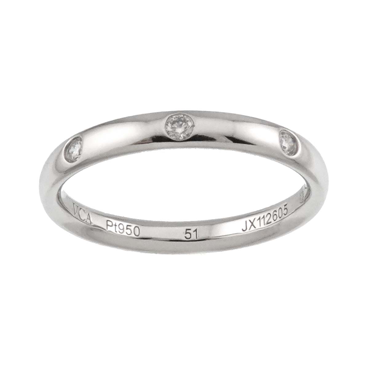 Tendrement Etoiles Ring Diamond Pt size51 5.5-5.75(US)
